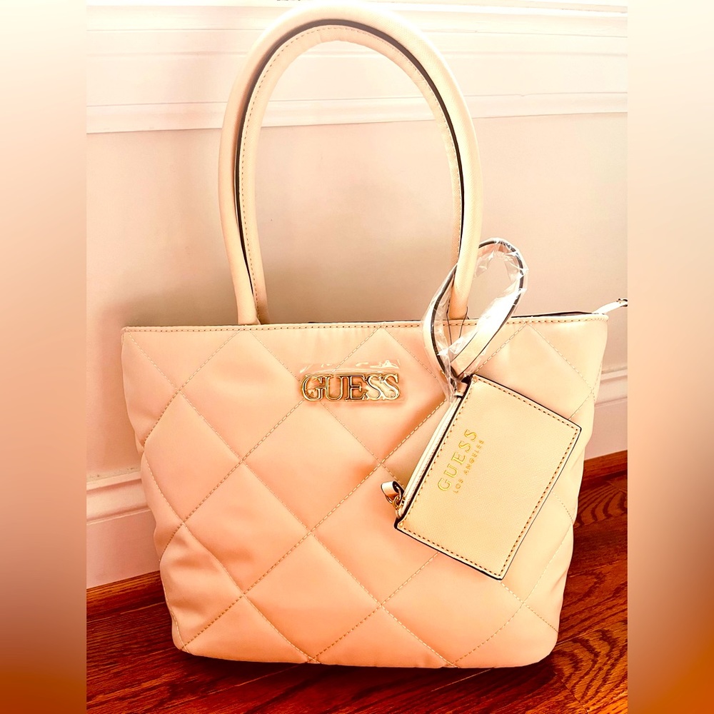 Guess white bag